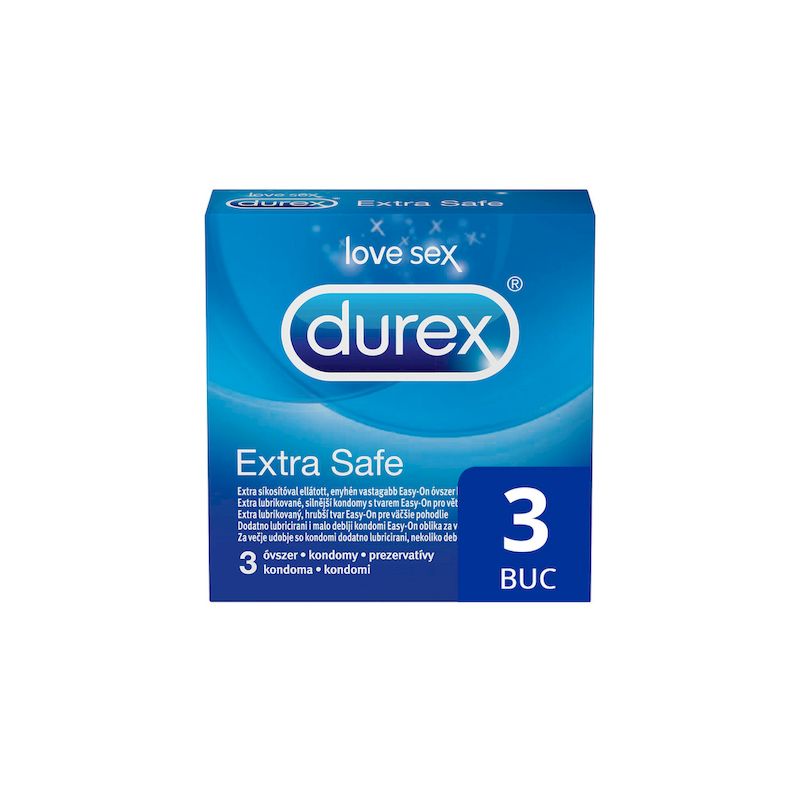 PREZERVATIVE DUREX EXTRA SAFE X 3