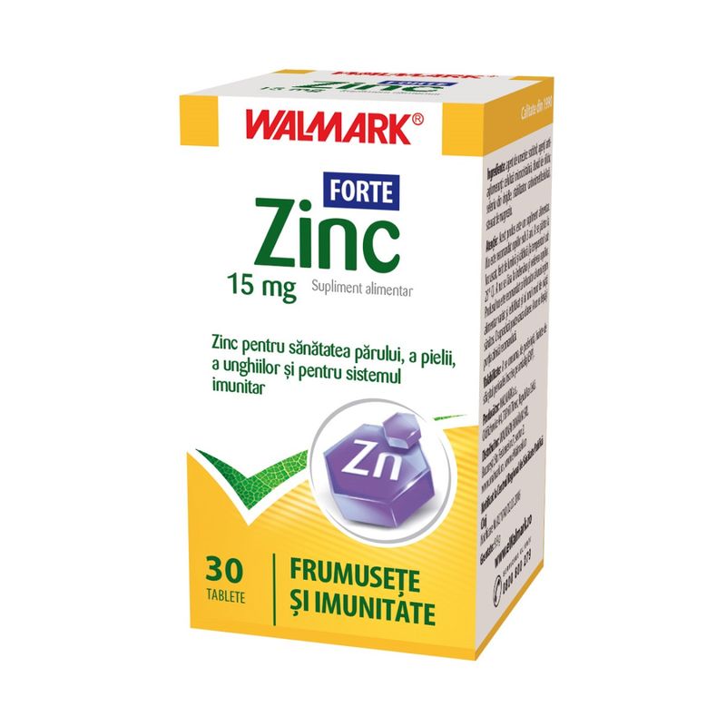 Zinc Forte 15 mg, Walmark | 30 tablete