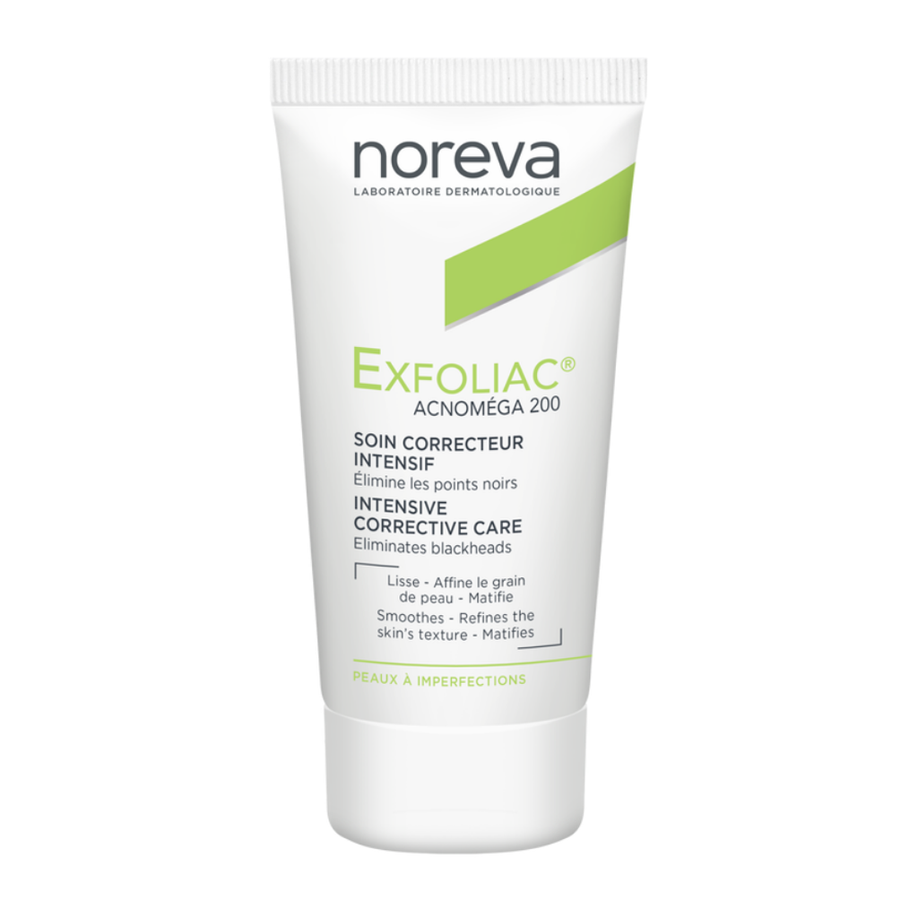 Crema corectoare intensiva pentru ten acneic Exfoliac Acnomega 200,  Noreva | 30 ml