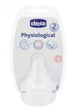 CHICCO TETINA PHYSIOLOGIC 2+ SLC.FLUX MED.81626