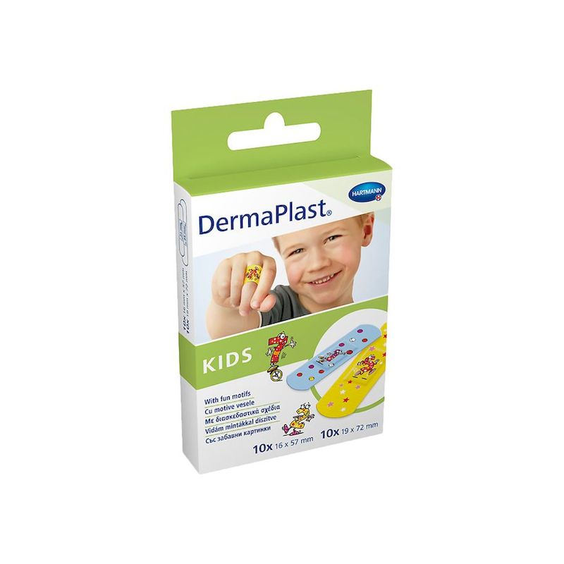 Dermaplast Plasturi Kids colorati | 10 buc
