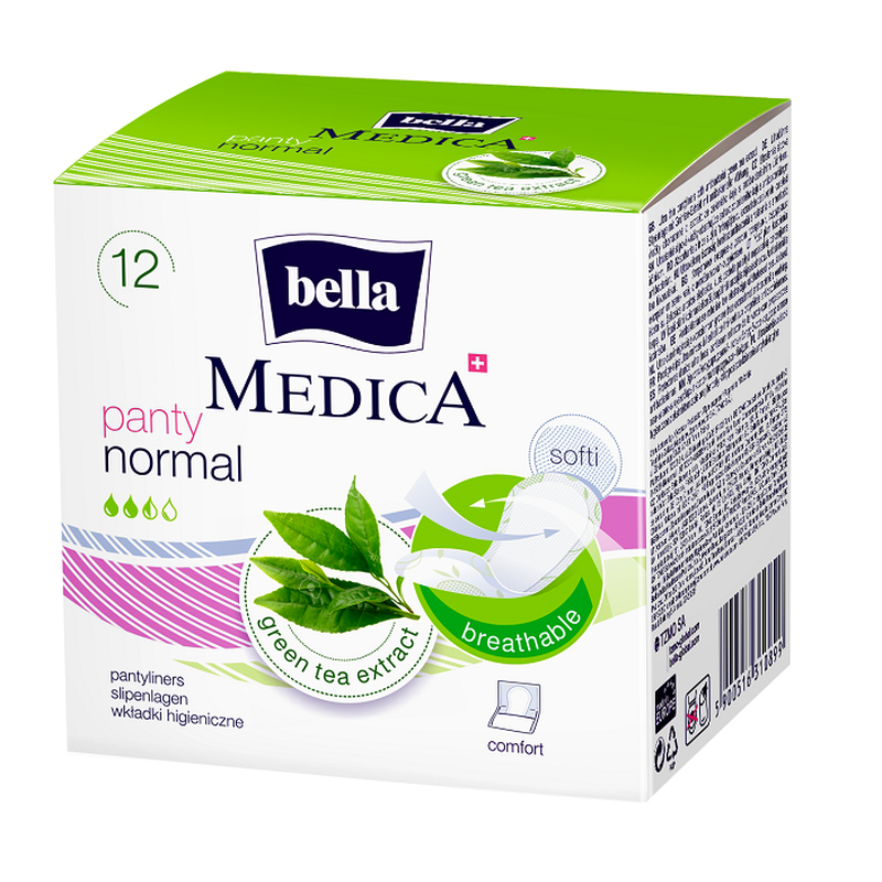 Absorbante zilnice Medica Panty Normal, Bella | 12 bucati