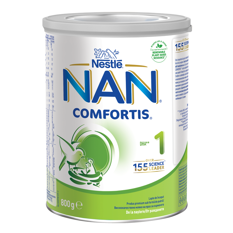 Lapte praf NAN Confortis 1 de la nastere | 800 g