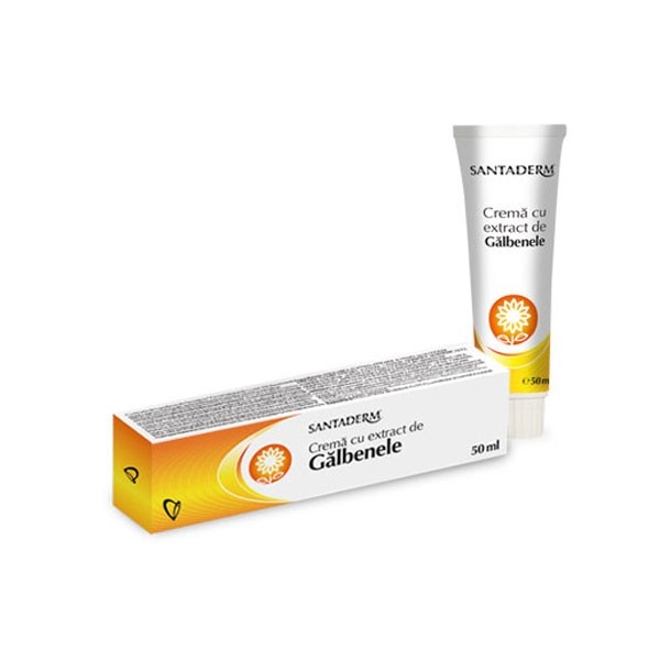 SANTADERM CREMA CU GALBENELE 50ML