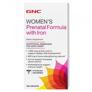 GNC Women Prenatal, Formula Prenatala Cu Fier | 120 Tb