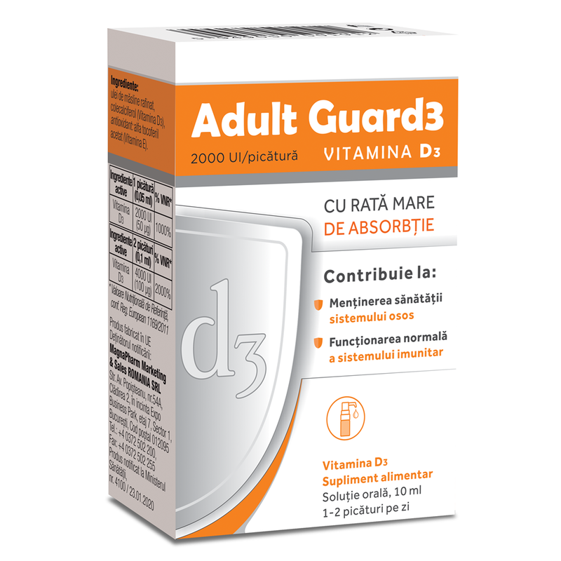 Vitamina D3 Adult Guard3, Magna Pharm | 10 ml