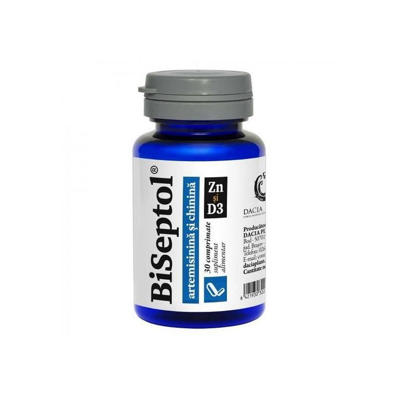 BiSeptol cu Zinc si Vitamina D3 | 30 comprimate