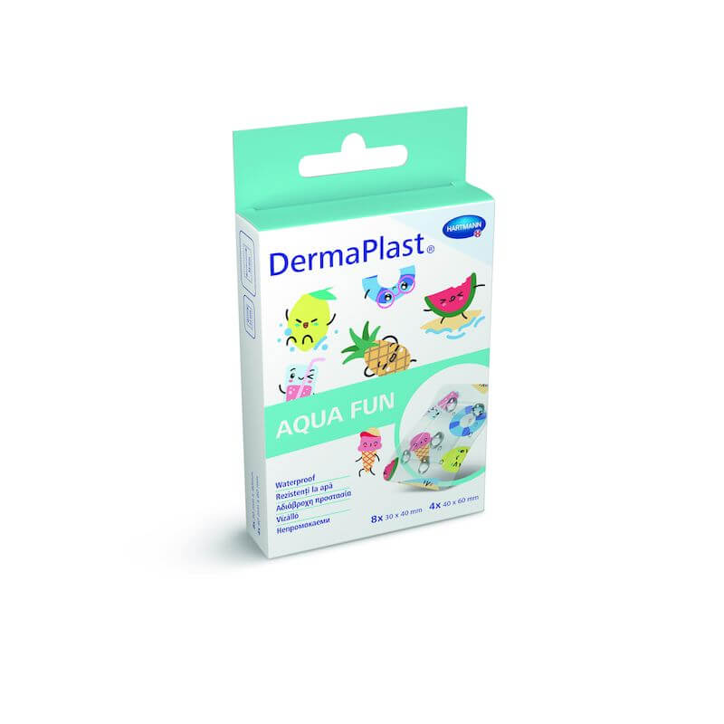 Dermaplast AquaFun plasturi pentru copii | 12 buc