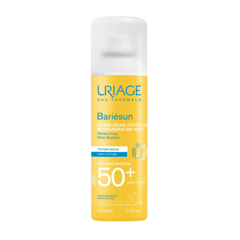 Spray uscat pentru protectie solara cu SPF 50+ Bariesun, Uriage | 200 ml