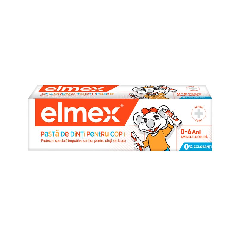 Pasta de dinti pentru copii , 0-6 ani, Elmex | 50 ml