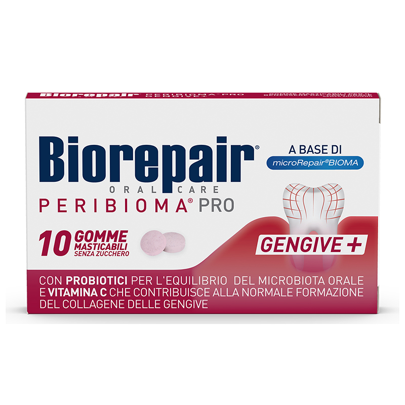 Guma dentara Peribioma Pro Biorepair, Coswell | 10 comprimate masticabile