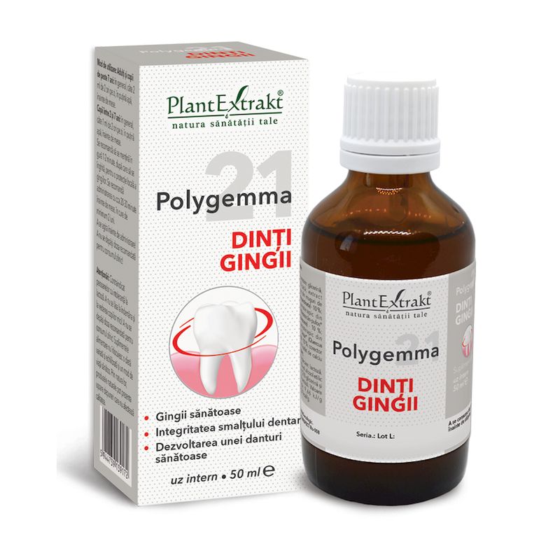 Polygemma 21 dinti, Gingii, Plant Extrakt | 50 ml