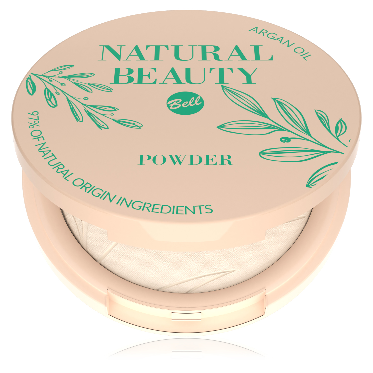 PUDRA COMPACTA CU ULEI DE ARGAN NATURAL BEAUTY 9G