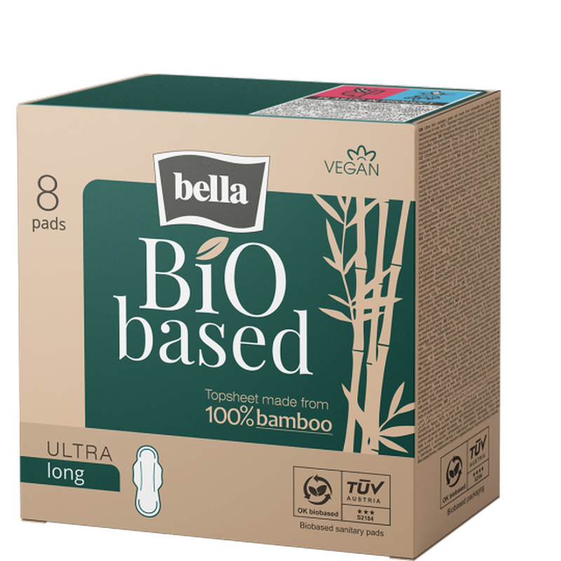 Absorbante igienice Bio based Long, Bella | 8 bucati