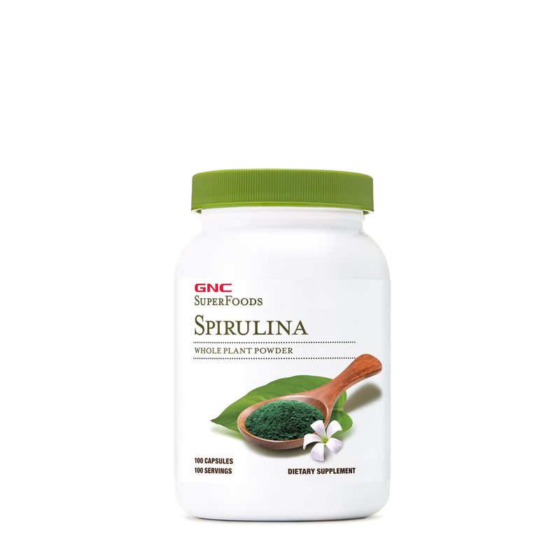 GNC Superfoods Spirulina  500mg | 100 Cps