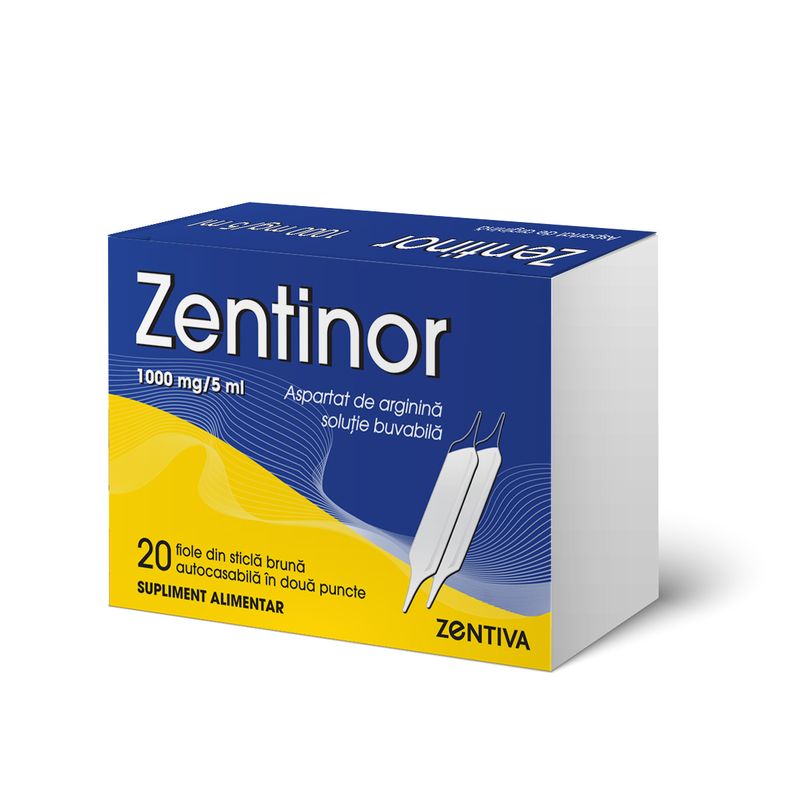 ZENTINOR 1000 mg/5 ml soluie oral, Zentiva | 20 fiole