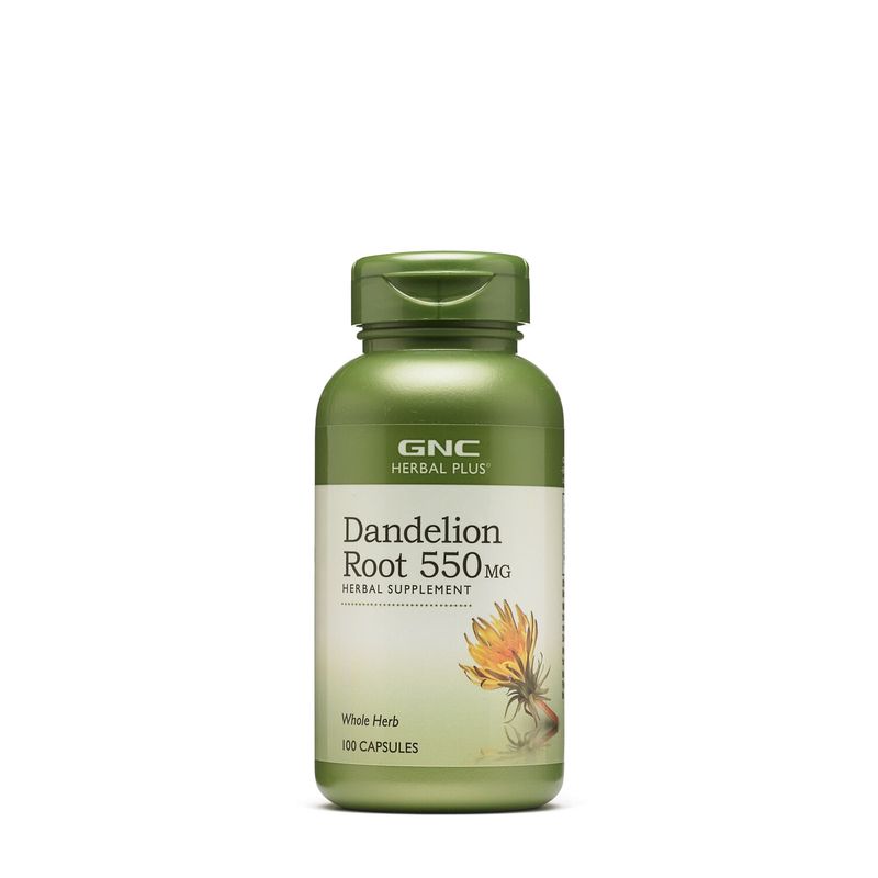 GNC Herbal Plus® Radacina de Papadie 550 mg, General Nutrition Corporation | 100cps