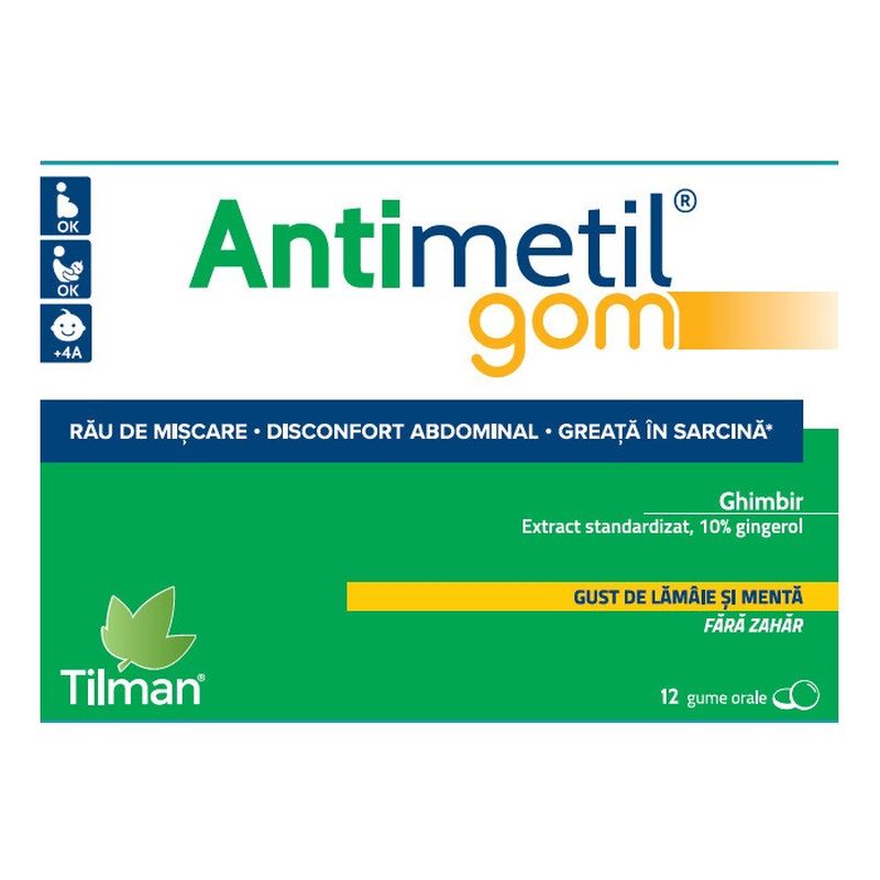 Antimetil Gom, Tilman | 12 gume orale