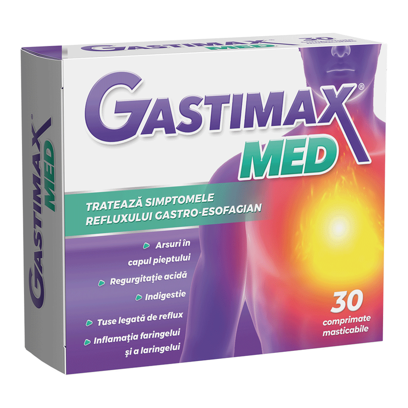 Gastimax Med, Fiterman | 30 comprimate masticabile