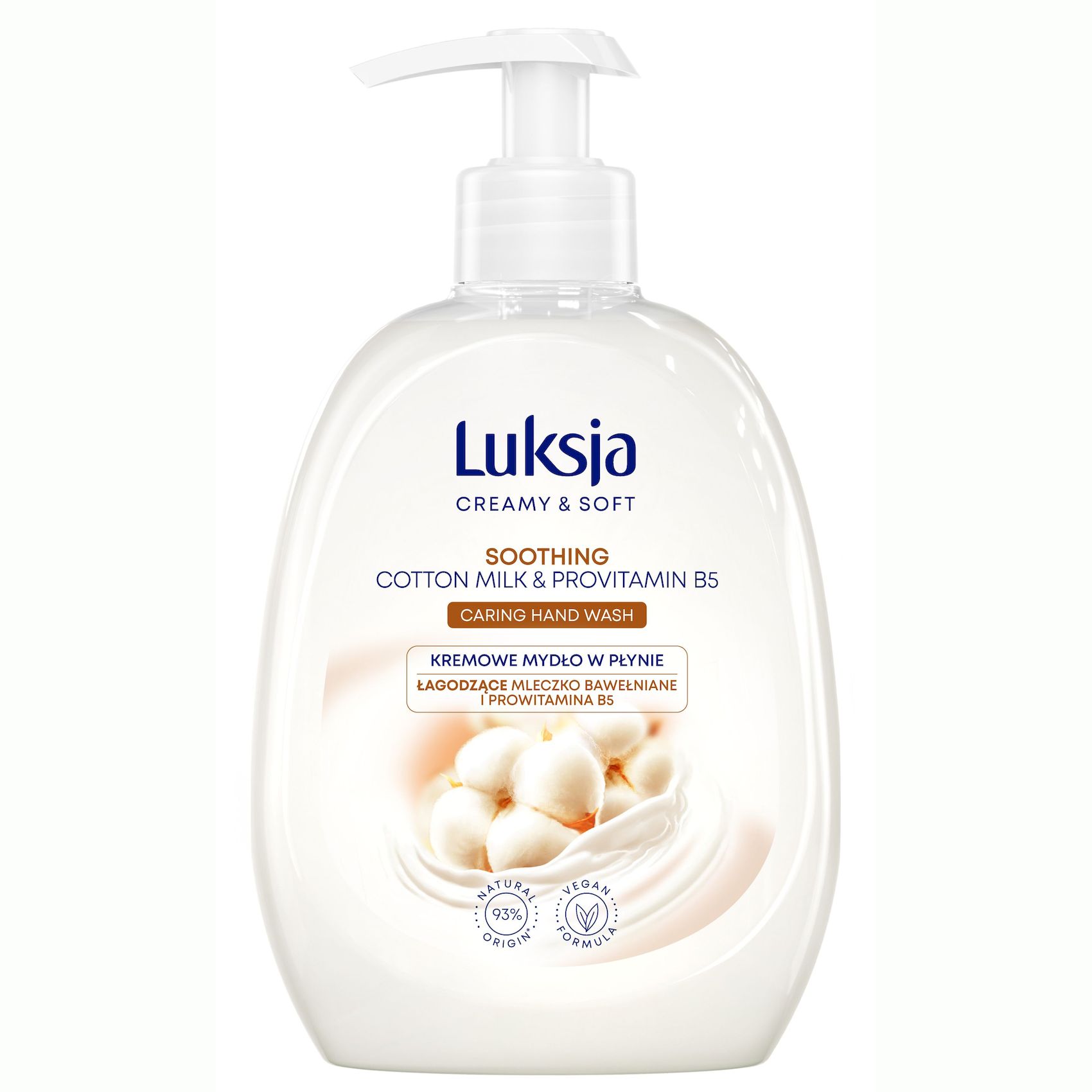 SAPUN  LICHID CREAMY&SOFT CU POMPITA SOOTHING LAPTE BBC SI PROVIT B5 500ML