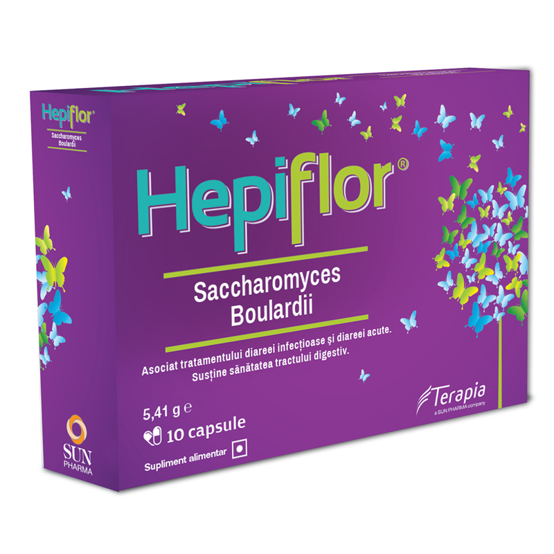 Hepiflor Saccharomyces Boulardii, Terapia | 10 capsule