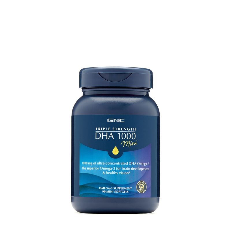 GNC Triple Strength DHA 1000 Mini | 90 capsule