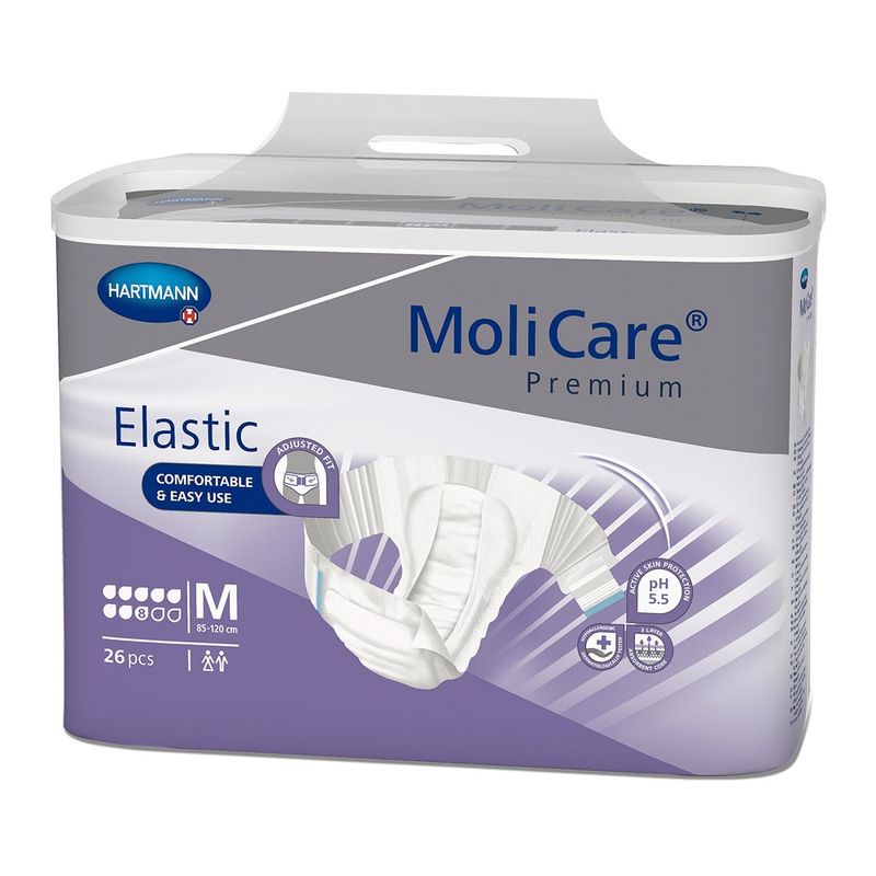 Molicare Premium Elastic 8 picaturi M, Hartmann | 26 buc