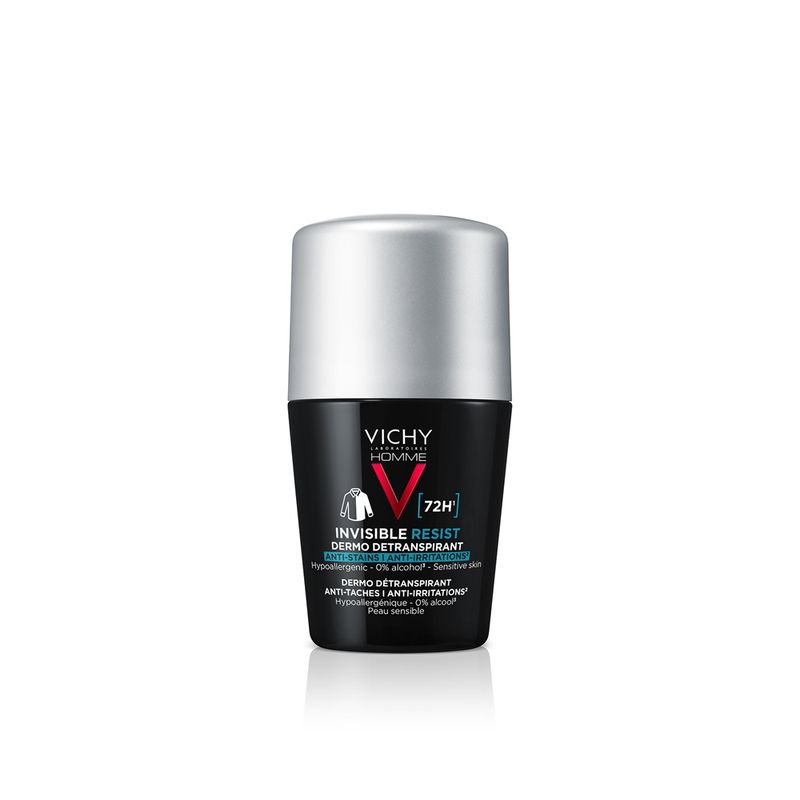 Vichy Homme Deo Roll-On antiperspirant Invisible Resist 72 ore, Vichy | 50ml