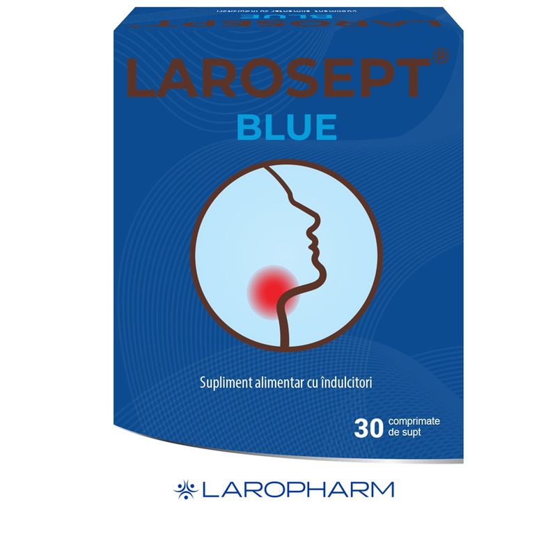 Larosept Blue, Laropharm | 30 comprimate de supt