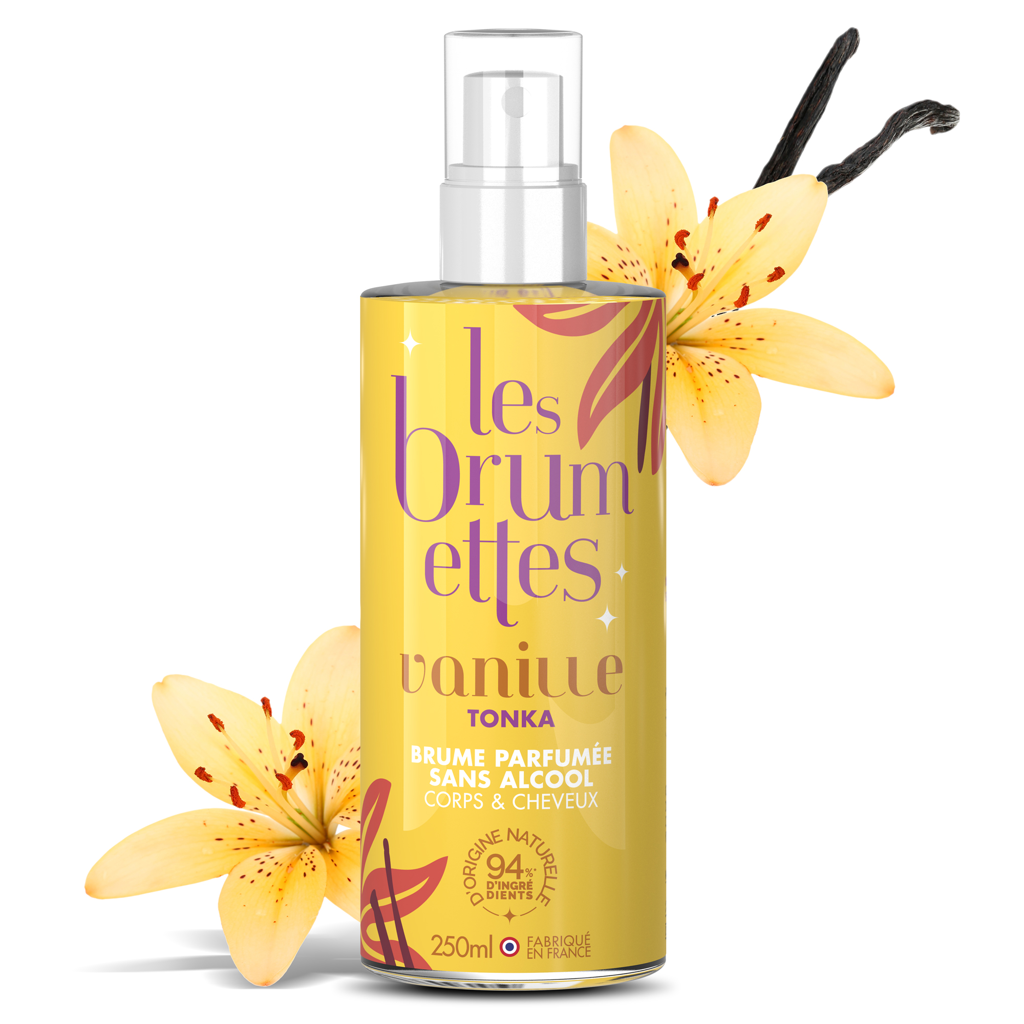 SPRAY MIST PENTRU PAR SI CORP LES BRUMETTES VANILLE 250ML