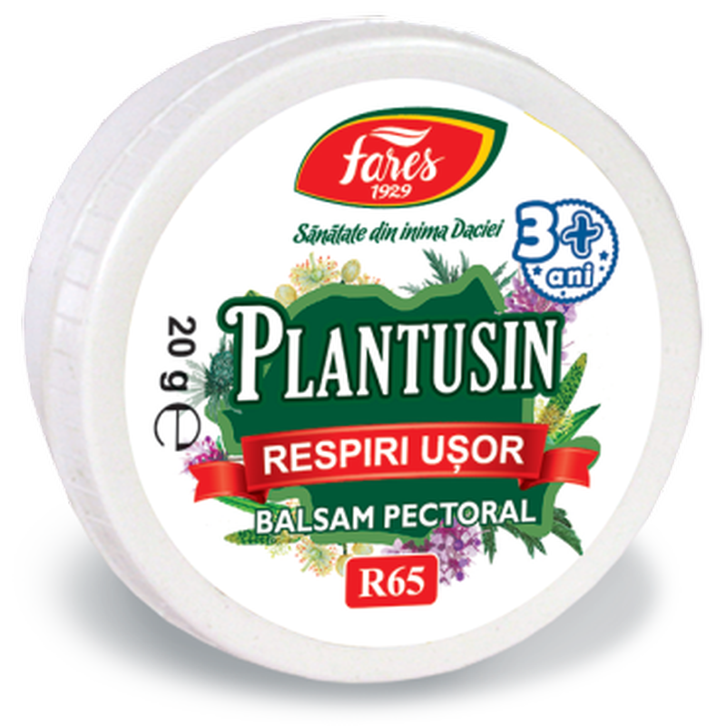 Balsam pectoral Plantusin Respiri Usor, Fares | 20 g