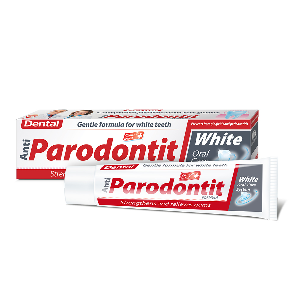 PASTA DE DINTI ANTI PARODONTIT WHITE 100ML