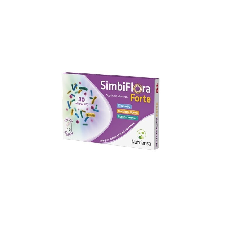 Simbiflora Forte, Antibiotice | 10 capsule