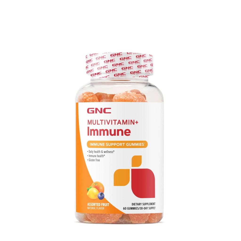 GNC Multivitamin + Immune, Multivitamine pentru Sustinerea Imunitatii Adultilor si Copiilor | 60 jeleuri