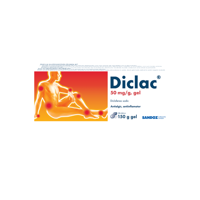 Diclac gel, 50 mg/g, Sandoz | 150 g