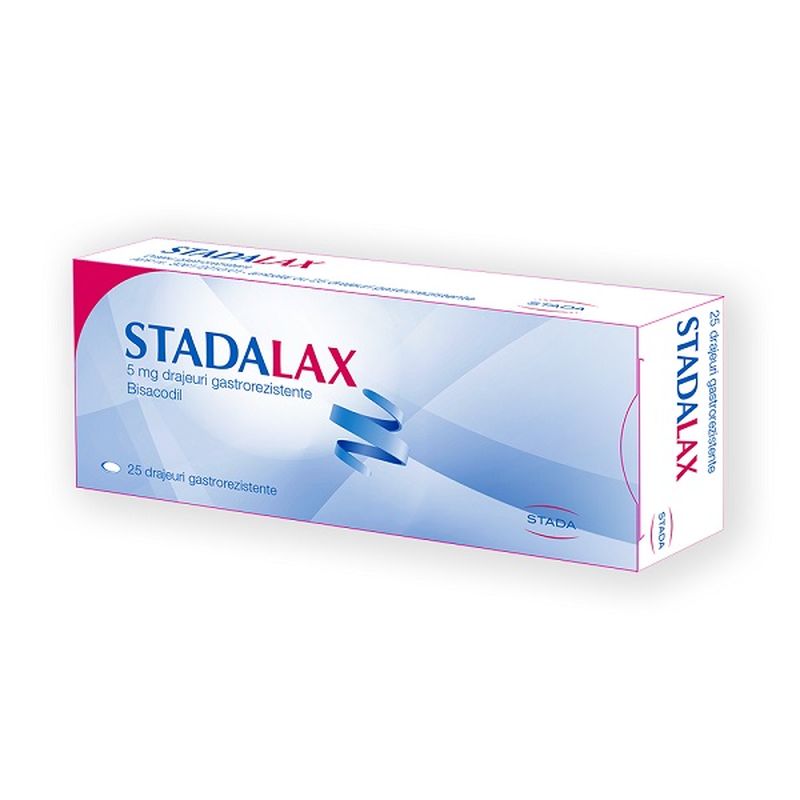 Stadalax, 5 mg, Stada | 25 drajeuri gastrorezistente