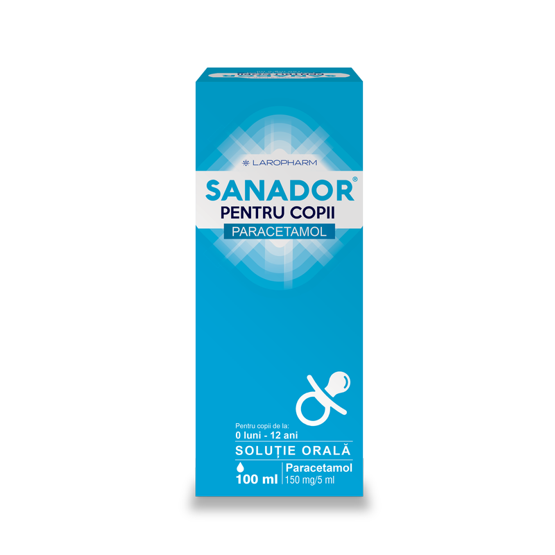 Sanador sirop pentru copii, 150 mg/5 ml, Laropharm | 100 ml