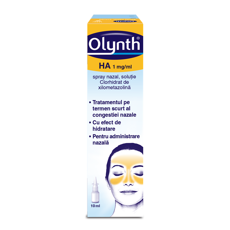 Olynth HA 1mg/ml x 1 spray nazal solutie 1mg/ml, Johnson&Johnson | 10ml