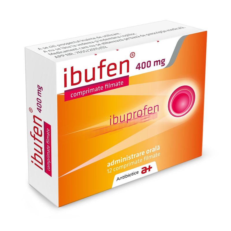 Ibufen, 400 mg, Antibiotice SA | 12 comprimate filmate