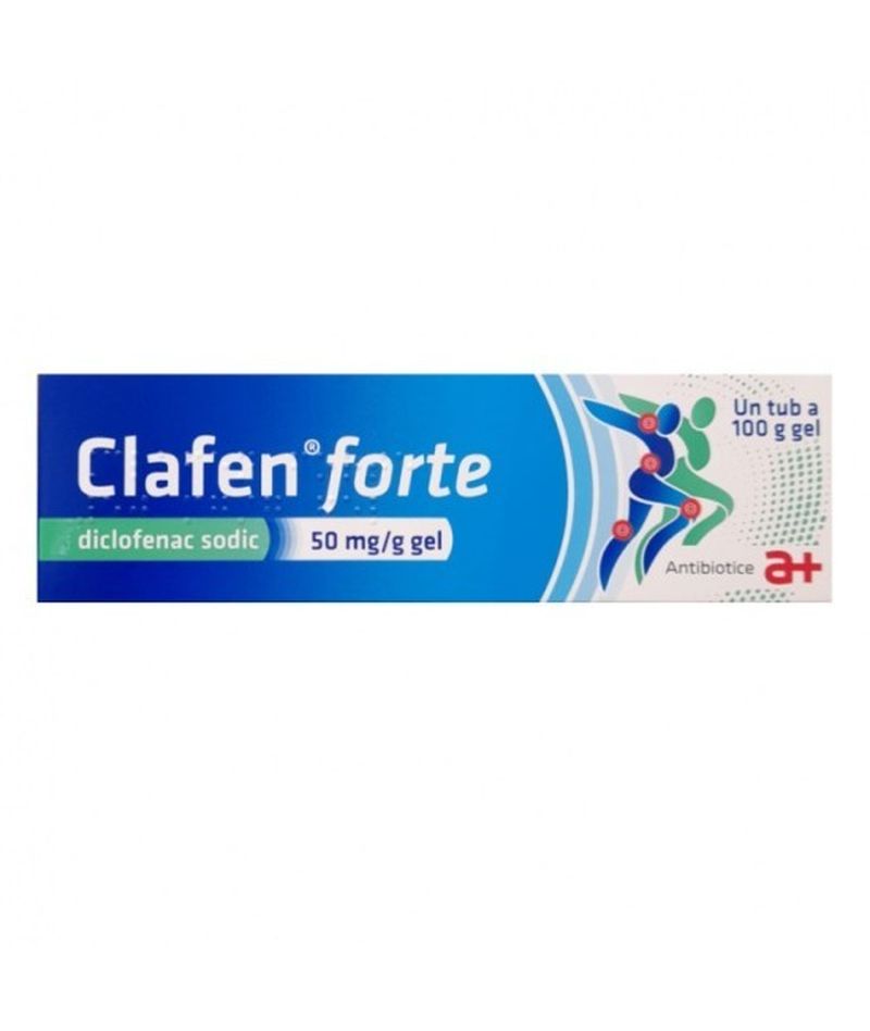 Clafen forte, 50 mg/g gel, Antibiotice SA | 100 g