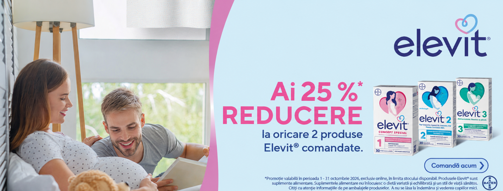 Elevit octombrie 2026