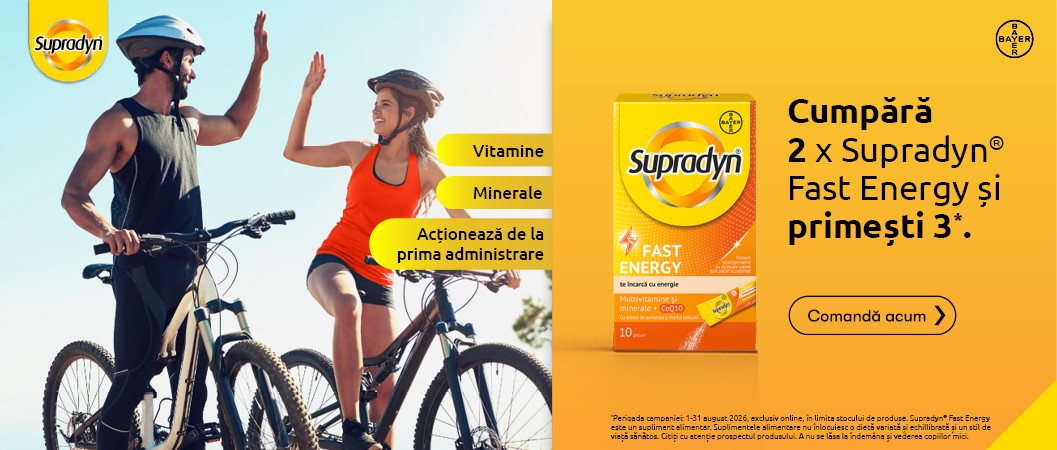 Promotie Supradyn Fast Energy august 2026