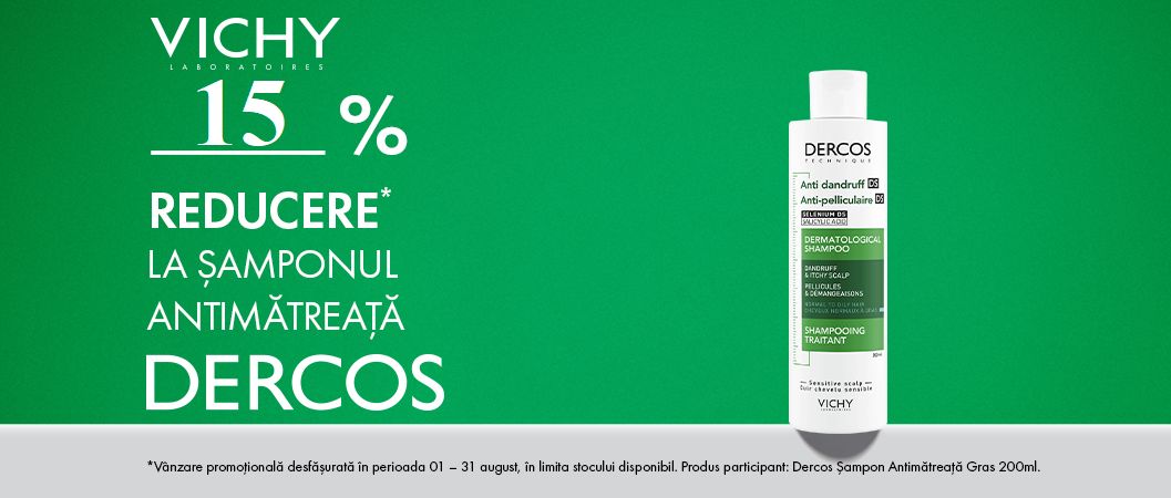 Promotie Dercos august 2026