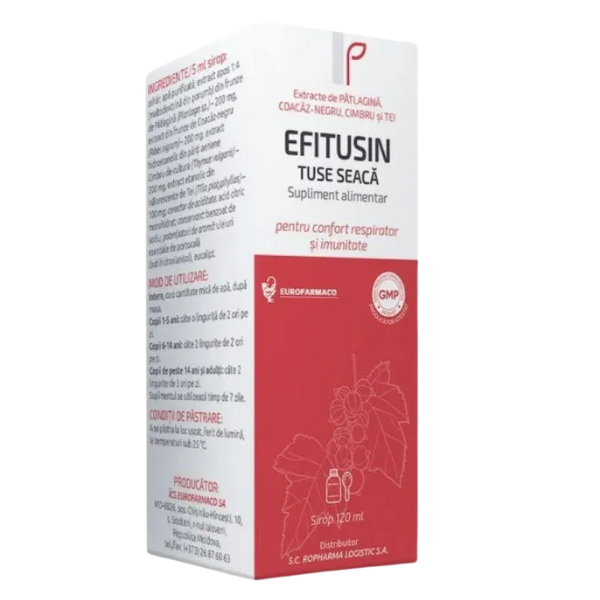 Poza produs EFITUSIN SIROP TUSE SEACA 120ML