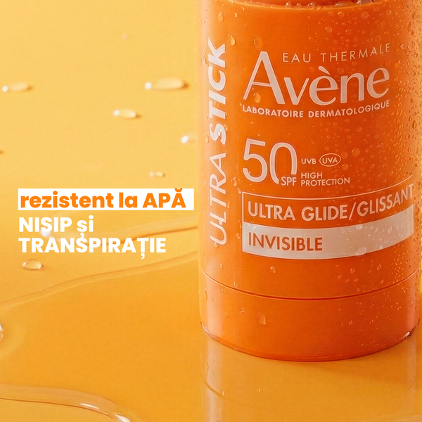 Stick invizibil pentru protectie solara SPF 50 Ultra Stick Sun Care, Avene | 45 g — poza produs 3/7