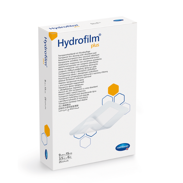Poza produs Pansament transparent Hydrofilm Plus, 9 x 15 cm, Hartmann | 25 bucati