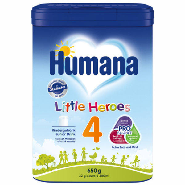 Poza produs Formula de lapte praf pentru copii  4 Little Heroes ProBalance, 24+ luni, Humana | 650 g