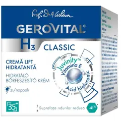 Crema lift hidratanta de zi H3 Classic Gerovital, Farmec | 50 ml