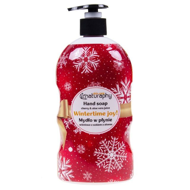 Poza produs Sapun lichid cu Cirese si extract de Aloe Vera Naturaphy Winter, Blux | 650 ml