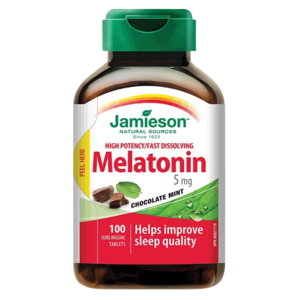 Poza produs Melatonina 5 mg, Jamieson | 100 comprimate